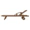 Alaterre Furniture Caspian Eucalyptus Wood Outdoor Lounge Chair with Arms and Adjustable Leg Rest ANCP03EBO - alternate 6